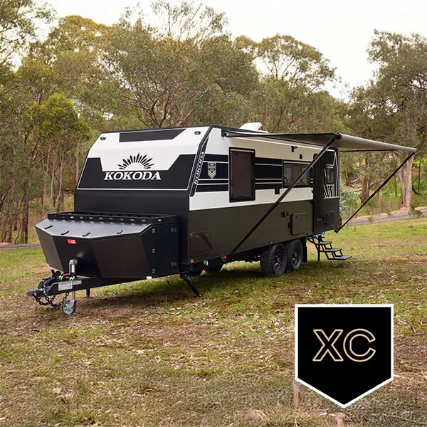 Kokoda XCore off-road caravan range — image courtesy of Kokoda Caravans