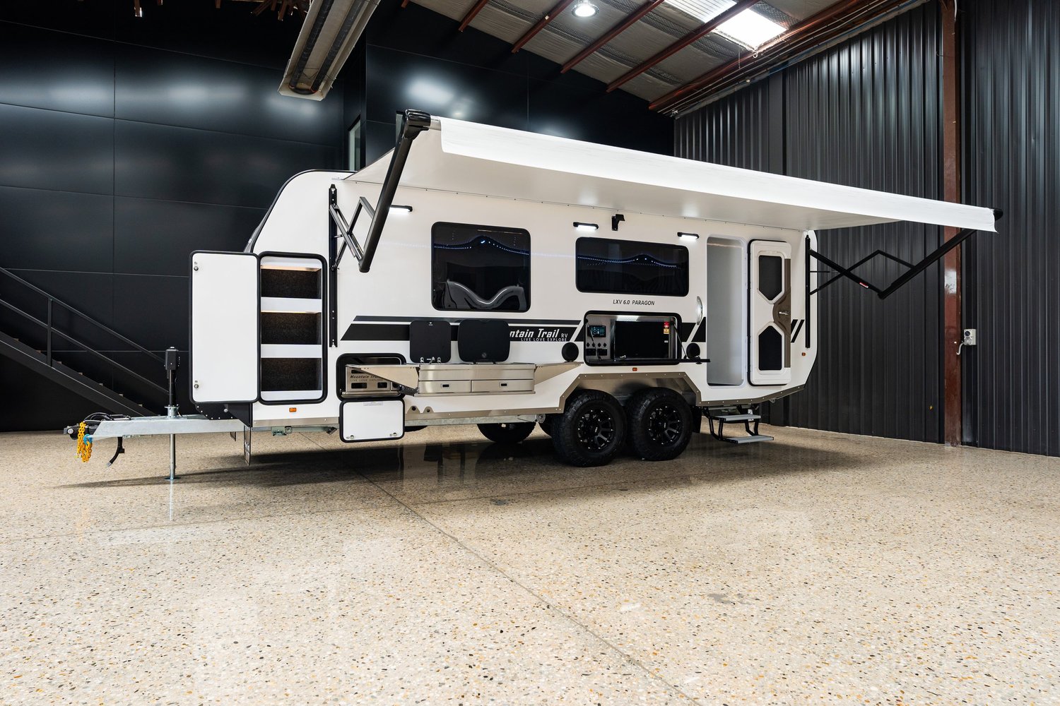 Mountain Trail RV LXV 6.0 Paragon off-road caravan — image courtesy of Mountain Trail RV